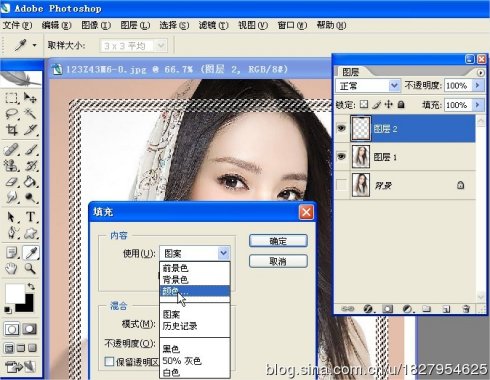 Photoshop给照片添加简易相框,PSDEE.COM