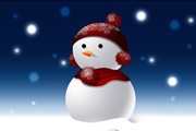 如何用PS鼠绘漂亮的圣诞雪人
