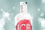 Photoshop给酒瓶表面加上急冻的冰霜/冰冻结霜效果