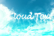 怎么使用PS做一款清爽洁白的云朵字